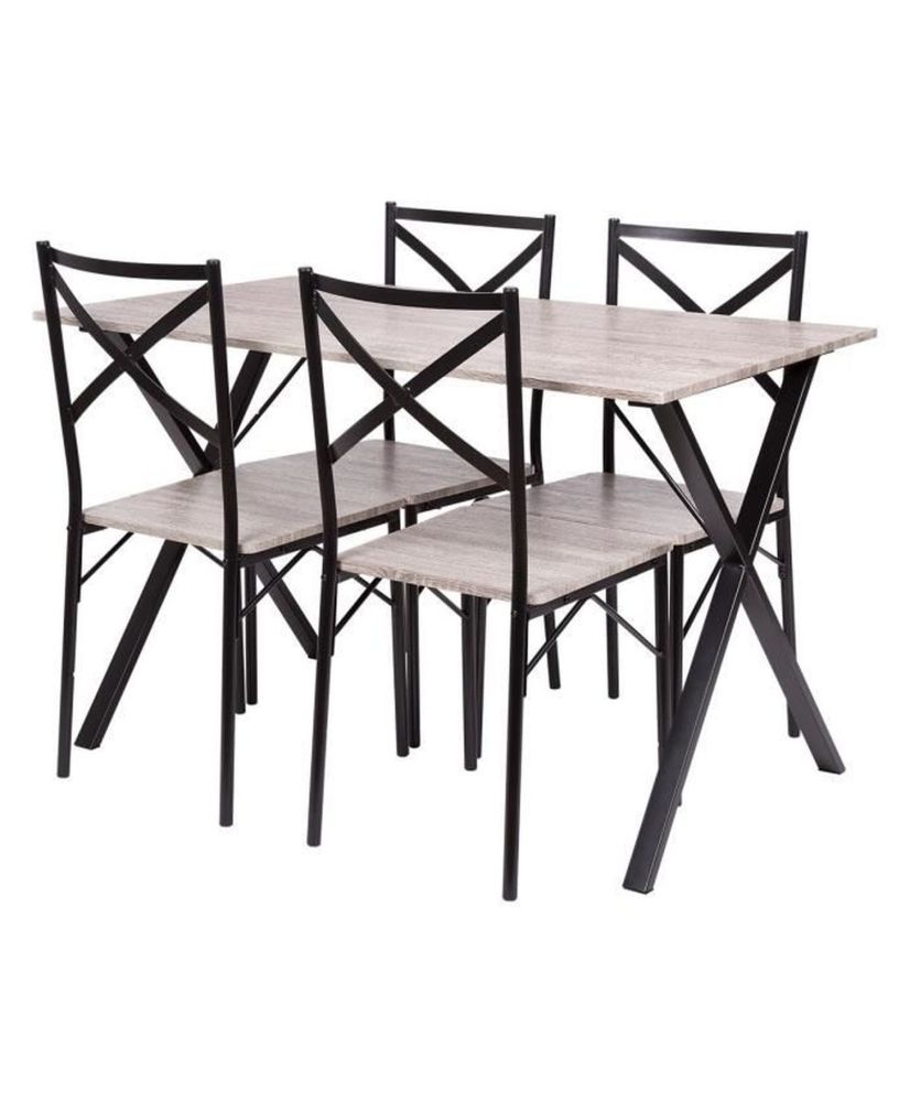 Set of 1 table with 4 chairs - COUNTRY Set of 1 table with 4 chairs - COUNTRY