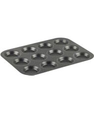 Form für 12 Muffins 30 x 23 cm braun