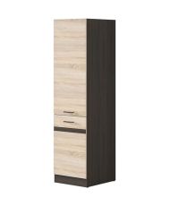 Columna de cocina 2 puertas que se abren a la derecha - 50 x 196 x 46 cm - roble sonoma