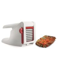 MOULINEX Coupe frites et légumes manuel, Large grille 7 x 7 cm, Lames inox