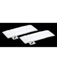 KARCHER - Kit 2 serpillieres universelles microfibress pour buse sol - Compatible EasyFix