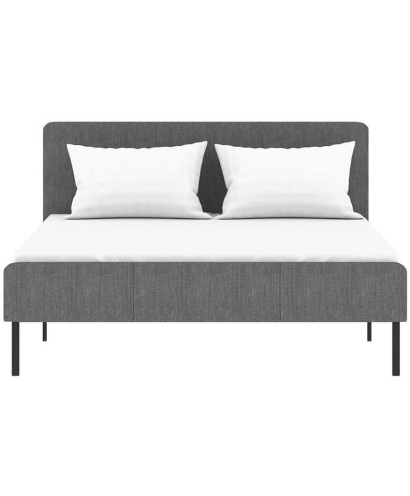 SIME-Bett für Erwachsene – 140 x 190 cm – inklusive Boxspringbett – Grau SIME-Bett für Erwachsene – 140 x 190 cm – inklusive Boxspringbett – Grau