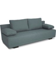 Canapé clic-clac – Tissu Bleu – 195 x 122 x 78 cm – LARA