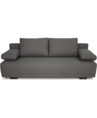 Umwandelbare Bank aus grauem Stoff – 195 x 122 x 78 cm – LARA
