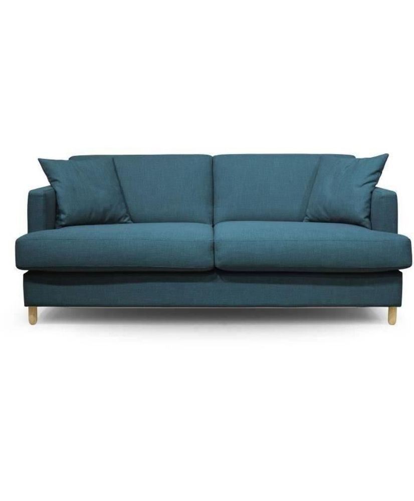 Hexagon – 3-Sitzer-Umbausofa – Stoff in Petrablau – 182 x 98 x 82 cm – Larry Hexagon – 3-Sitzer-Umbausofa – Stoff in Petrablau – 182 x 98 x 82 cm – Larry