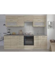 LASSEN Cucina completa 260 cm - rovere sonoma chiaro