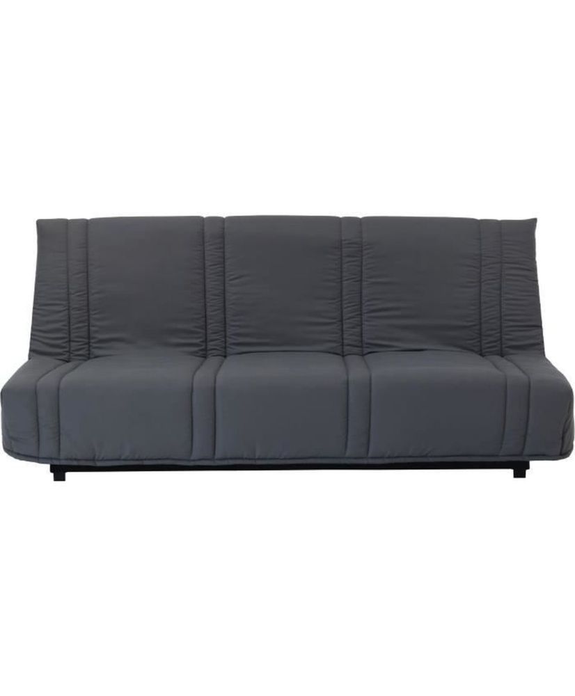 Banquette clic clac 3 places - anthracite - 193 x 92 cm - LENA Banquette clic clac 3 places - anthracite - 193 x 92 cm - LENA