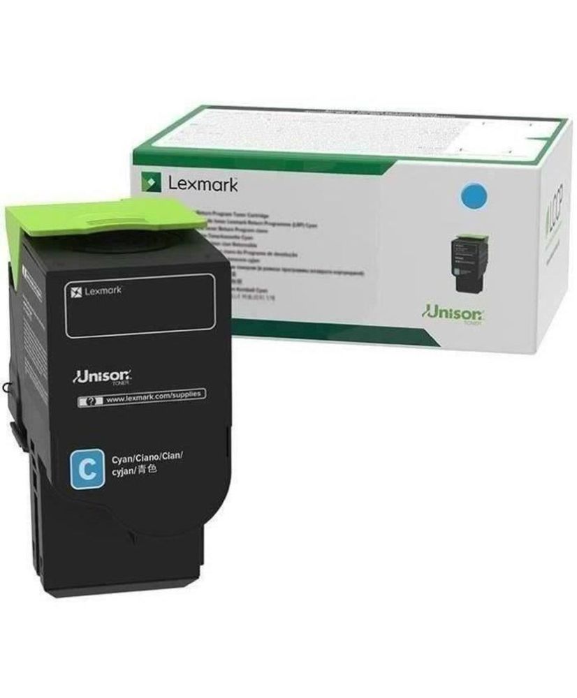 Cartucho de tóner cian de larga duración Lexmark C242XC0, programa de devolución Cartucho de tóner cian de larga duración Lexmark C242XC0, programa de devolución