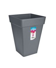 Loft Urban Bac à fleurs Carré Haut 37 - Noir Ø 37 x 51 cm