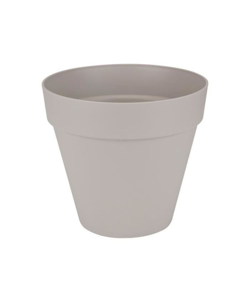 Pot de fleurs rond avec roues Loft Urban Ø 40 cm - Gris chaud Pot de fleurs rond avec roues Loft Urban Ø 40 cm - Gris chaud