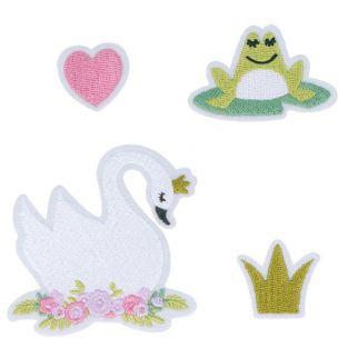 Hot Fix fusible textile patches - Swan