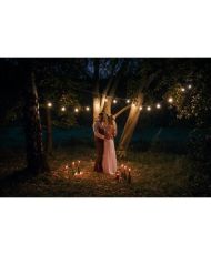 Link Me Light LED-Lichterkette – 10 Glühbirnen – E27-Fassung – warmweiß – 5 m