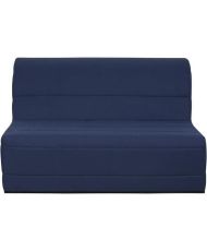 Banquette BZ 140 x 190 - Tissu bleu marine - MELISSA