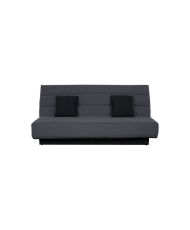 Banquette Clic clac 120 x 190 - Tissu gris - MELISSA