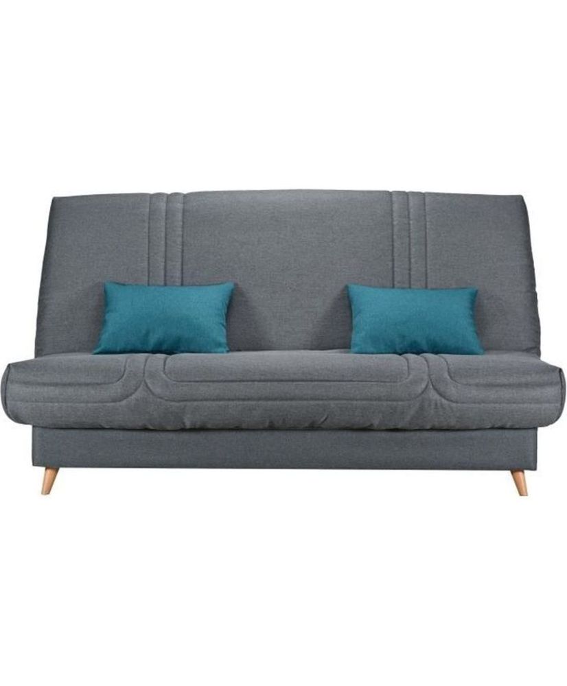 COMFORT BULTEX Clic clac 3 Plätze - Anthrazitfarbener Stoff - 192 x 95 x 101 - MONA COMFORT BULTEX Clic clac 3 Plätze - Anthrazitfarbener Stoff - 192 x 95 x 101 - MONA
