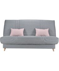 COMFORT BULTEX Clic clac 3 Plätze - Grauer Stoff - 192 x 95 x 101 - MONA