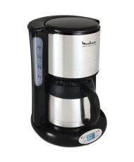 Coffee maker - 8 to 12 cups - Black and stainless steel