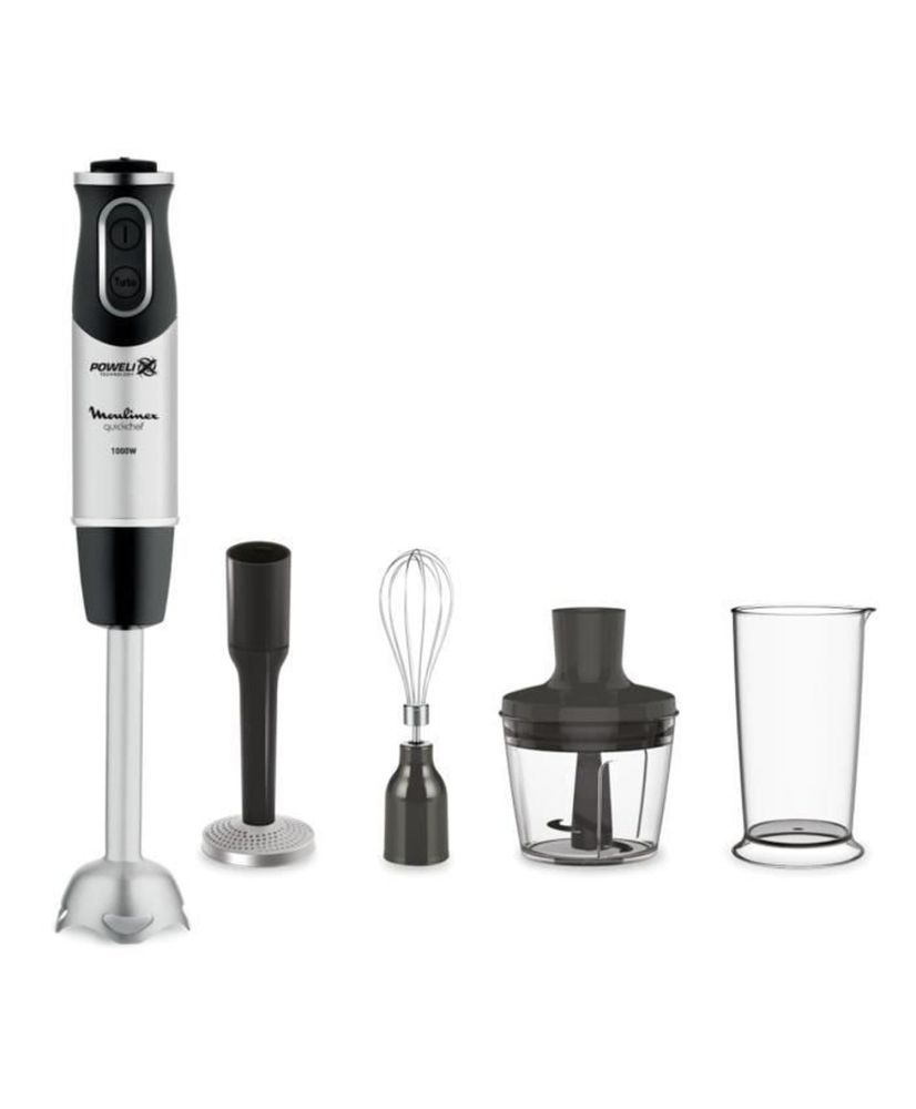 Frullatore a immersione, 1000 W, Nero/Acciaio inox Frullatore a immersione, 1000 W, Nero/Acciaio inox