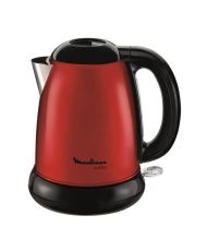 Bouilloire électrique - 1,7 L - Inox - Rouge