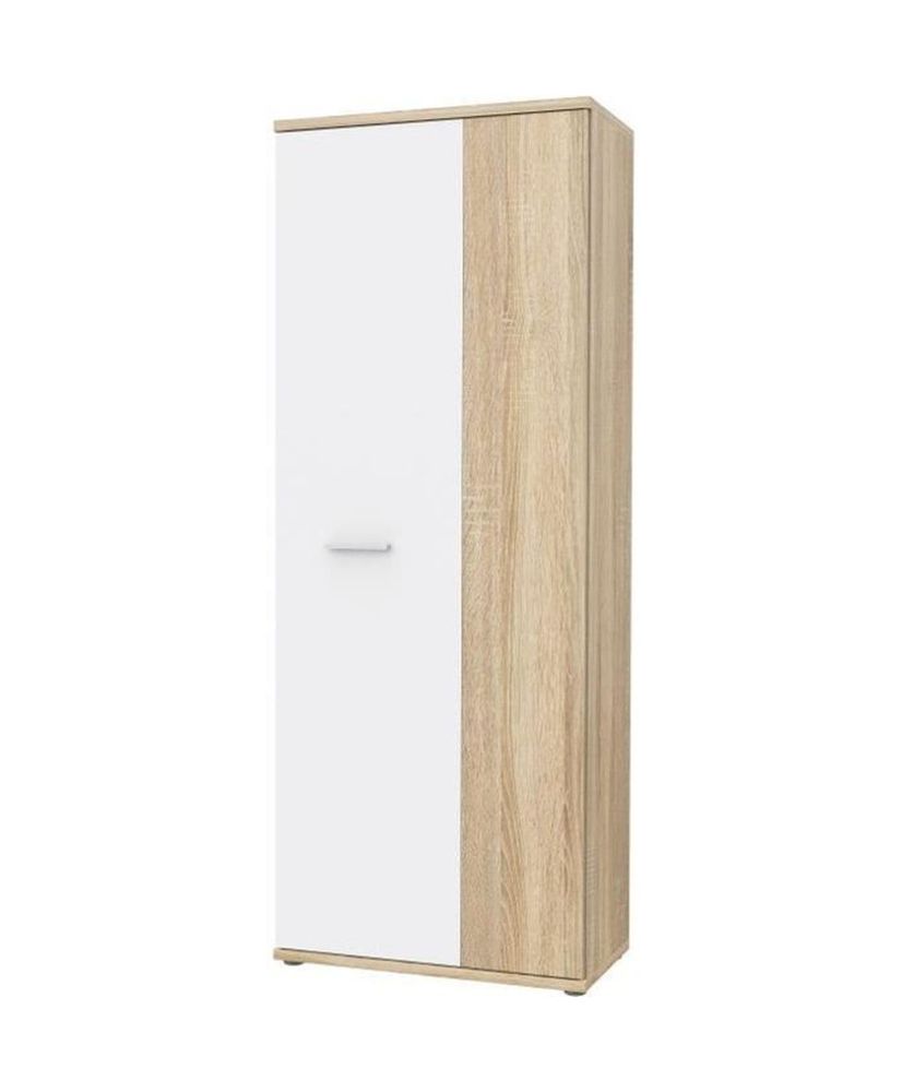 MISCA Schuhschrank Sonoma-Eiche und Mattweiß – 69 cm MISCA Schuhschrank Sonoma-Eiche und Mattweiß – 69 cm