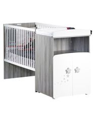 Letto combinato - 120 x 60 cm - Trasformabile in 90 x 190 cm