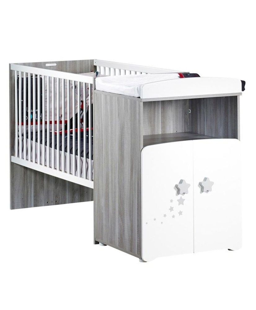 Lit combiné - 120 x 60 cm - Evolutif en 90 x 190 cm Lit combiné - 120 x 60 cm - Evolutif en 90 x 190 cm