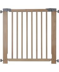 Barriere de sécurité Enfant OLEANE 8 - 80 à 85 cm - Bois - Amovible - Fixation par pression 4 points
