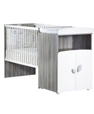 Kombibett – 120 x 60 cm – umwandelbar auf 90 x 190 cm