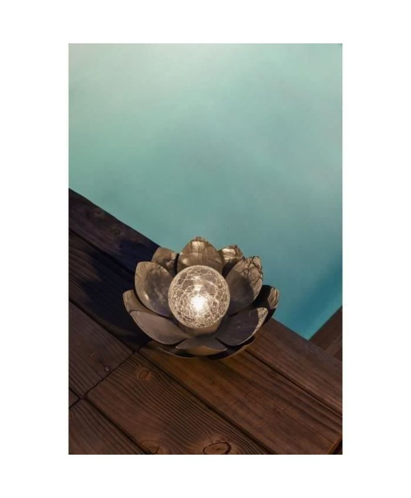 Solar-Seerose – GALIX – 25 cm – 7 Lumen – 8 Stunden Beleuchtung Solar-Seerose – GALIX – 25 cm – 7 Lumen – 8 Stunden Beleuchtung