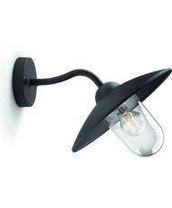 Applique d'extérieur Philips - Hammock - Noir - Verre transparent - I44
