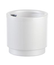 Pot de fleurs à réserve d'eau Hidrojardinera - Ø 22 cm - Blanc