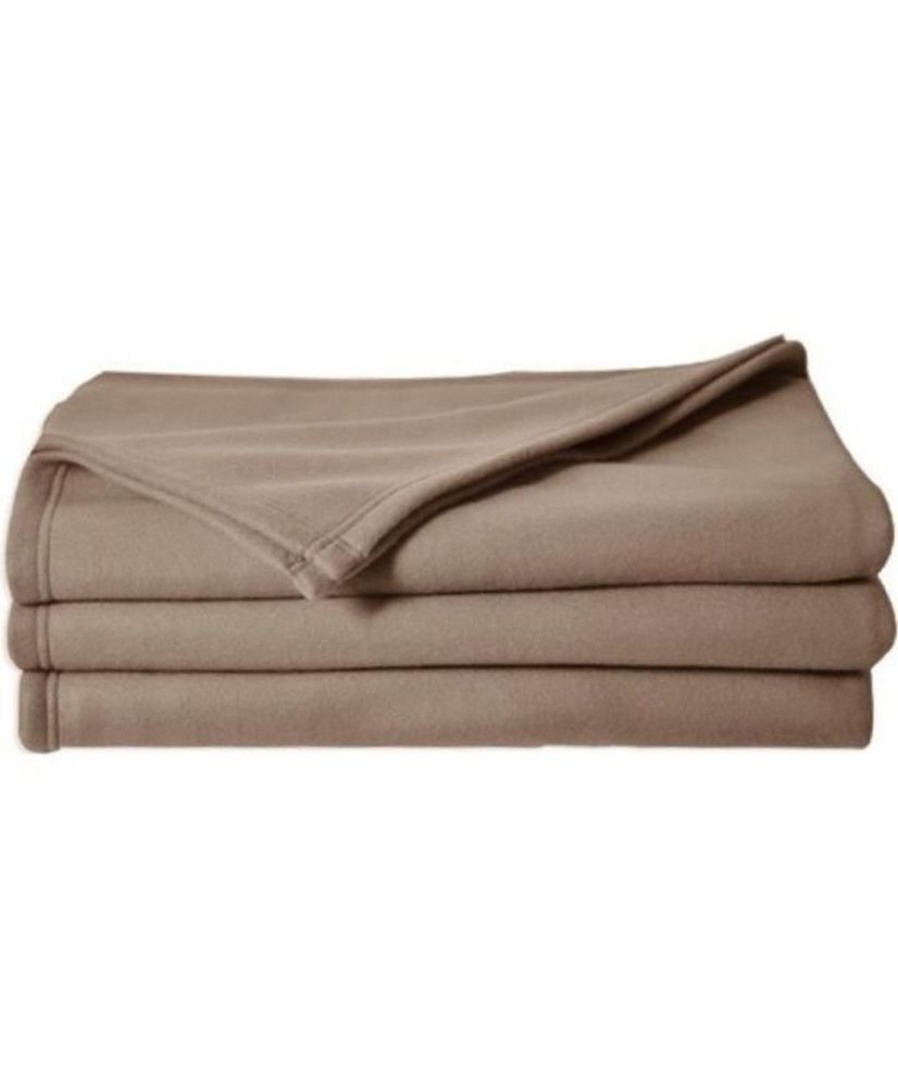 POLECO fleece blanket TAUPE 220 POLECO fleece blanket TAUPE 220
