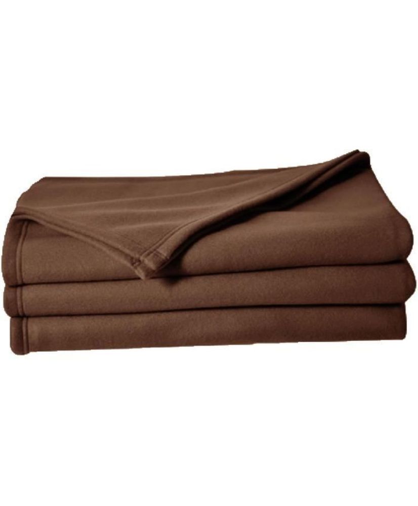 POLECO Fleecedecke CHOCOLATE 220 POLECO Fleecedecke CHOCOLATE 220