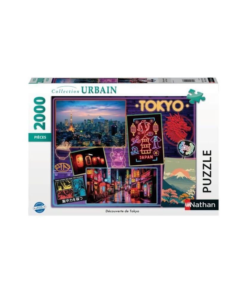 Nathan-Puzzle 2000 Teile - Entdeckung Tokios Nathan-Puzzle 2000 Teile - Entdeckung Tokios