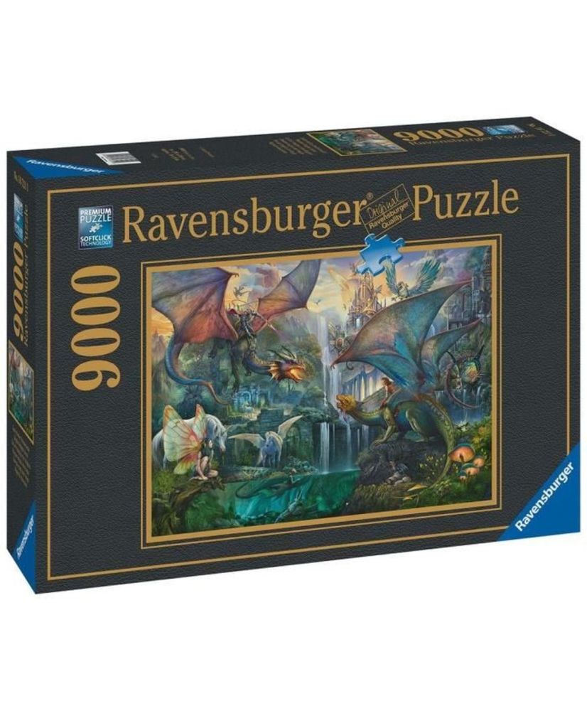 Puzzle 9000 pièces Ravensburger - La foret magique des dragons - Fantastique Puzzle 9000 pièces Ravensburger - La foret magique des dragons - Fantastique