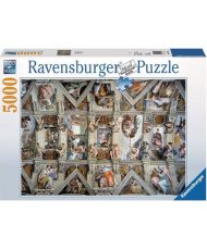 Adult Puzzle 5000 p - Sistine Chapel - Ravensburger - Architecture and monument - Multicolor
