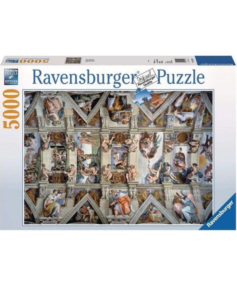 Adult Puzzle 5000 p - Sistine Chapel - Ravensburger - Architecture and monument - Multicolor Adult Puzzle 5000 p - Sistine Chapel - Ravensburger - Architecture and monument - Multicolor
