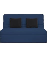 Banquette BZ 2 places - DUNLOPILLO - ReVEUR - Matelas Slyde 13 cm - Bleu