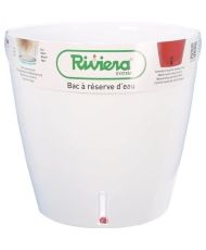 Bac à réserve d'eau - Rond Ø 36 x 33 cm - Blanc