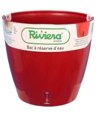 Bac à réserve d'eau - Rond Ø 36 x 33 cm - Rouge
