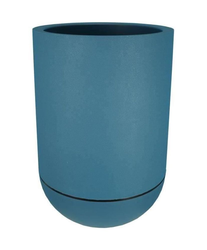 Runder Blumenkasten GRANIT TULIPE - Kunststoff Ø 40 cm - Weiß Runder Blumenkasten GRANIT TULIPE - Kunststoff Ø 40 cm - Weiß