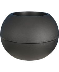 Pot de fleurs Boule - noir