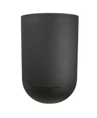 Bac à fleurs rond GRANIT TULIPE - Plastique Ø 50 cm - Noir