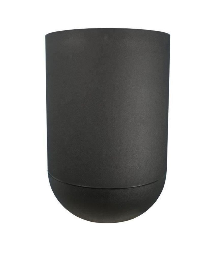 GRANIT TULIPE round flower box - Plastic Ø 50 cm - Black GRANIT TULIPE round flower box - Plastic Ø 50 cm - Black