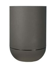 GRANIT TULIPE round flower box - Plastic Ø 50 cm - Gray