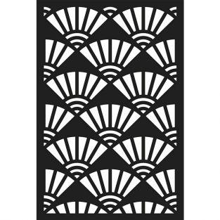 Stencil - Small Japanese fans