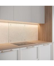Base per cappa in vetro temperato trasparente - SAINT GOBAIN - Planeclear - 70 cm - Vetro - Bianco