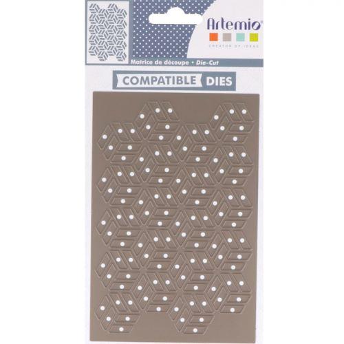 Matrice de découpe - Cubes trompe-l'œil
