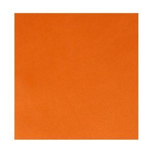 Feuille simili cuir 350 g/ m² - 30 x 30 cm - Orange