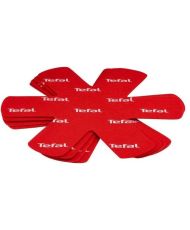 TEFAL Set de 4 protecteurs de poêle 38 x 36 x 1 cm rouge